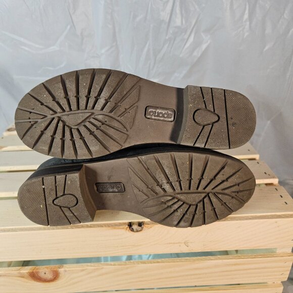 Sporto Sheila Faux Fur-Lined Buckle Boots – Gray / Navy – Size 6.5 M - Picture 6 of 8